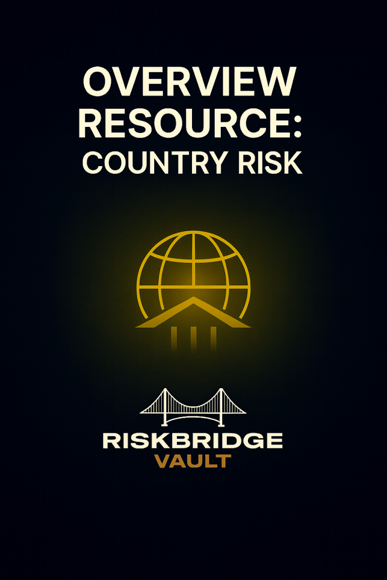 PDF Cover Art - Country Risk