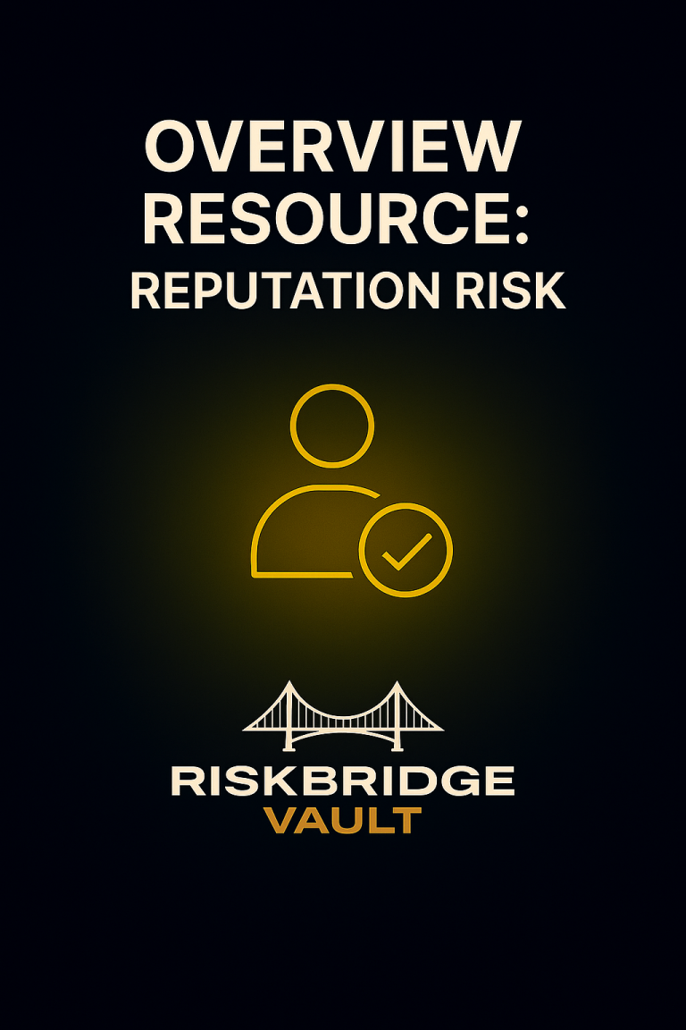 PDF Cover Art - Reputation Risk